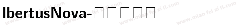 lbertusNova字体转换