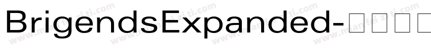 BrigendsExpanded字体转换