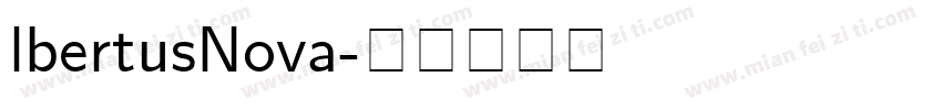 lbertusNova字体转换