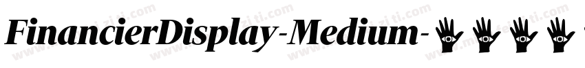 FinancierDisplay-Medium字体转换