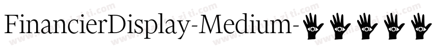 FinancierDisplay-Medium字体转换