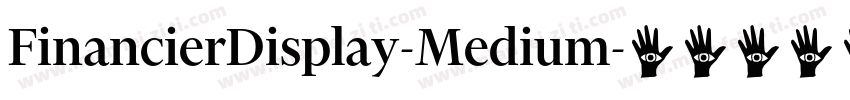 FinancierDisplay-Medium字体转换