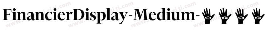 FinancierDisplay-Medium字体转换