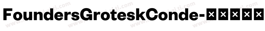 FoundersGroteskConde字体转换