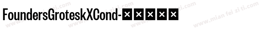 FoundersGroteskXCond字体转换