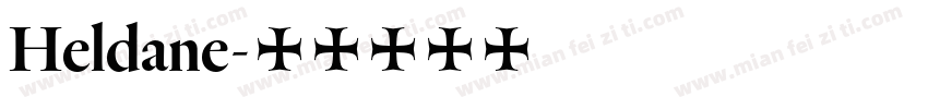 Heldane字体转换