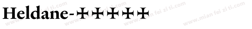 Heldane字体转换