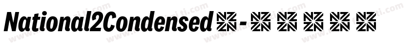 National2Condensed◆字体转换