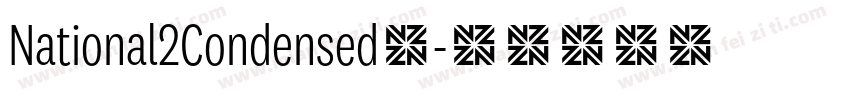 National2Condensed◆字体转换
