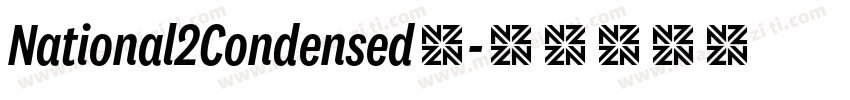 National2Condensed◆字体转换