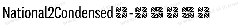 National2Condensed◆字体转换