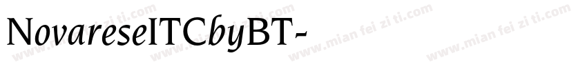 NovareseITCbyBT字体转换