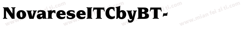 NovareseITCbyBT字体转换