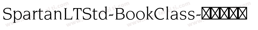 SpartanLTStd-BookClass字体转换
