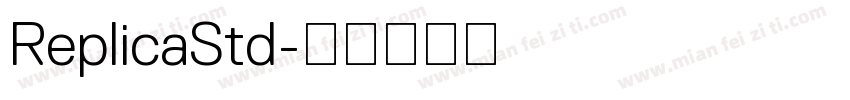 ReplicaStd字体转换