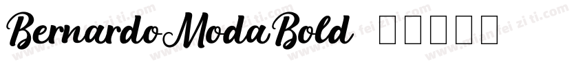 BernardoModaBold字体转换