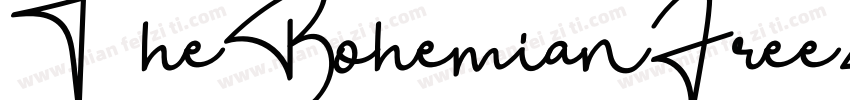 TheBohemianFreeRegular字体转换
