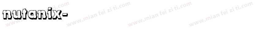 nutanix字体转换