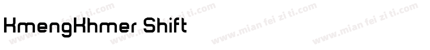 KmengKhmer_Shift字体转换