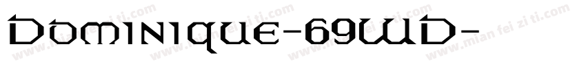 Dominique-69WD字体转换