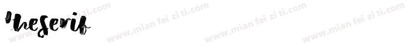 theserif字体转换