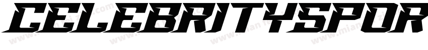 CelebritySportsDemoRegular字体转换