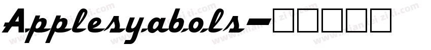 Applesyabols字体转换