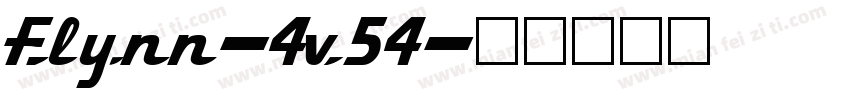 Flynn-4v54字体转换