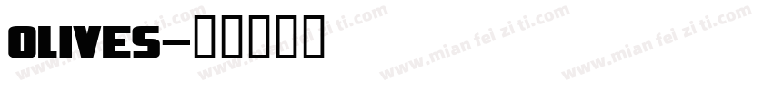olives字体转换