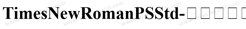 TimesNewRomanPSStd字体转换