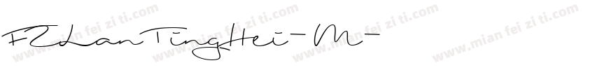 FZLanTingHei-M字体转换