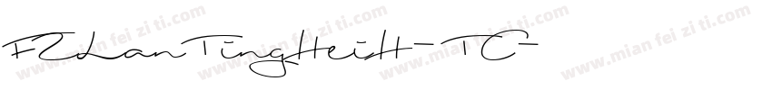 FZLanTingHeiH-TC字体转换
