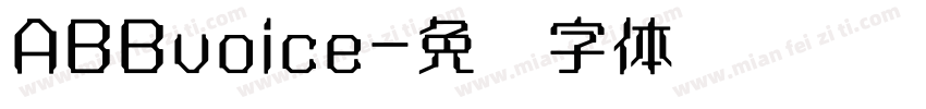 ABBvoice字体转换
