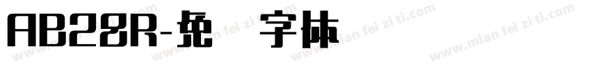 AB28R字体转换