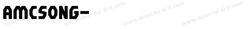 AMCsong字体转换