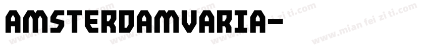 amsterdamvaria字体转换