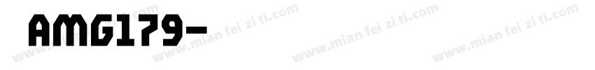 辽AMG179字体转换