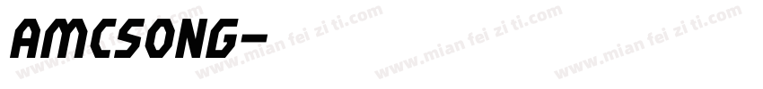 AMCsong字体转换