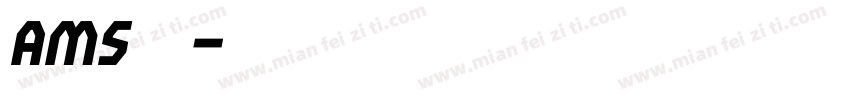 ams字库字体转换
