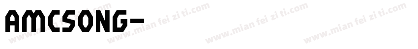AMCsong字体转换