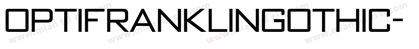 OPTIFranklinGothic字体转换