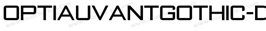 OPTIAuvantGothic-De字体转换