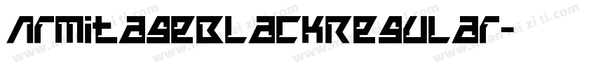 ArmitageBlackRegular字体转换