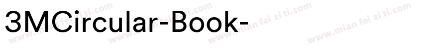 3MCircular-Book字体转换