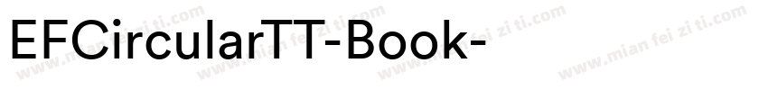 EFCircularTT-Book字体转换