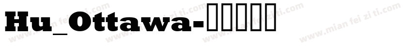 Hu_Ottawa字体转换