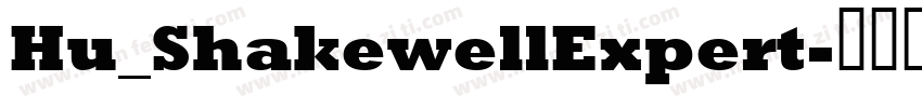 Hu_ShakewellExpert字体转换