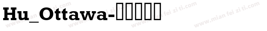 Hu_Ottawa字体转换