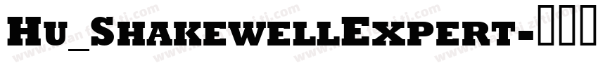 Hu_ShakewellExpert字体转换