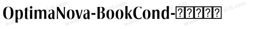 OptimaNova-BookCond字体转换